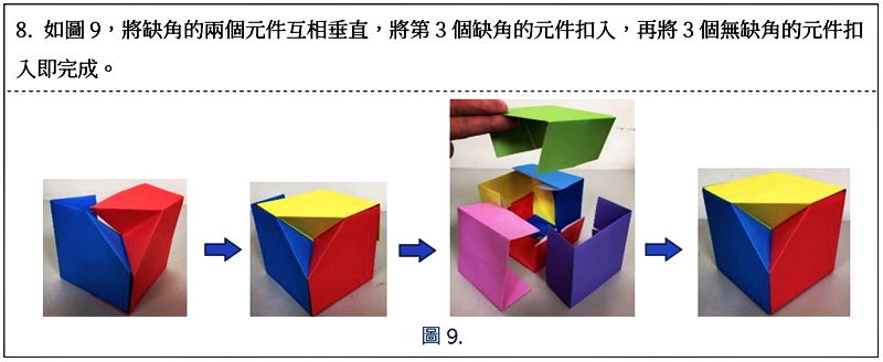 圖9. 基本元件1.0版摺法4