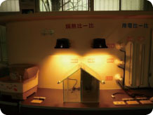 圖九 T5與T8日光燈管用電照度比較表