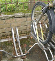 圖3 公館捷運站單層單車停車格