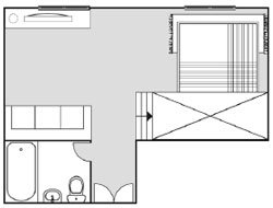 圖4 日式房間配置圖（繪圖：高文麒）