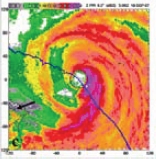圖c為2007年9月18日韋帕颱風