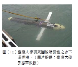 圖（1C） 臺灣大學研究團隊所研發之水下